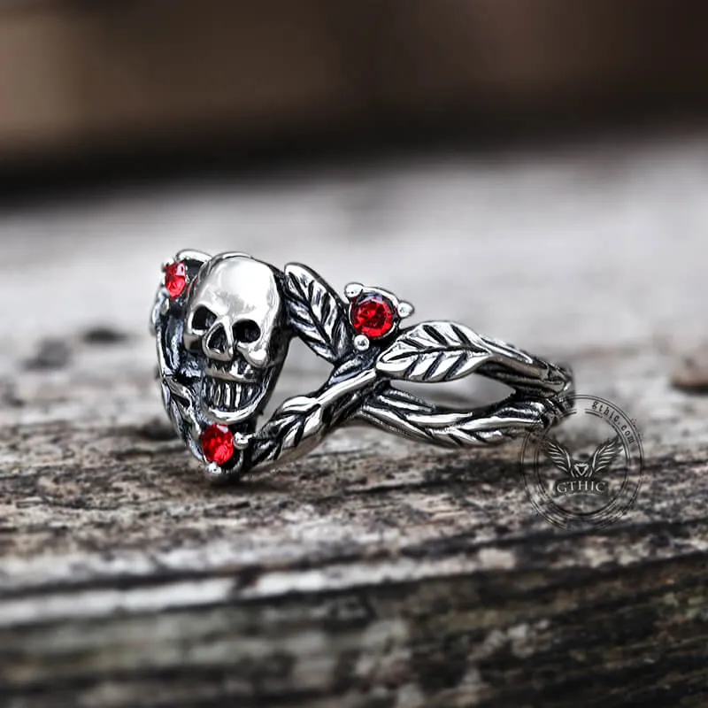 Spider Thorns Stainless Steel Skull Ring sold by GTHIC product image thumbnail 5