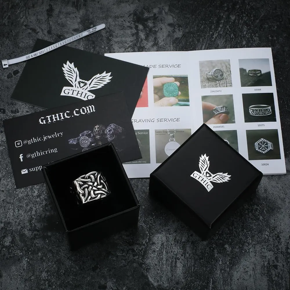 Celtic Knot Stainless Steel Viking Ring sold by GTHIC product image thumbnail 5