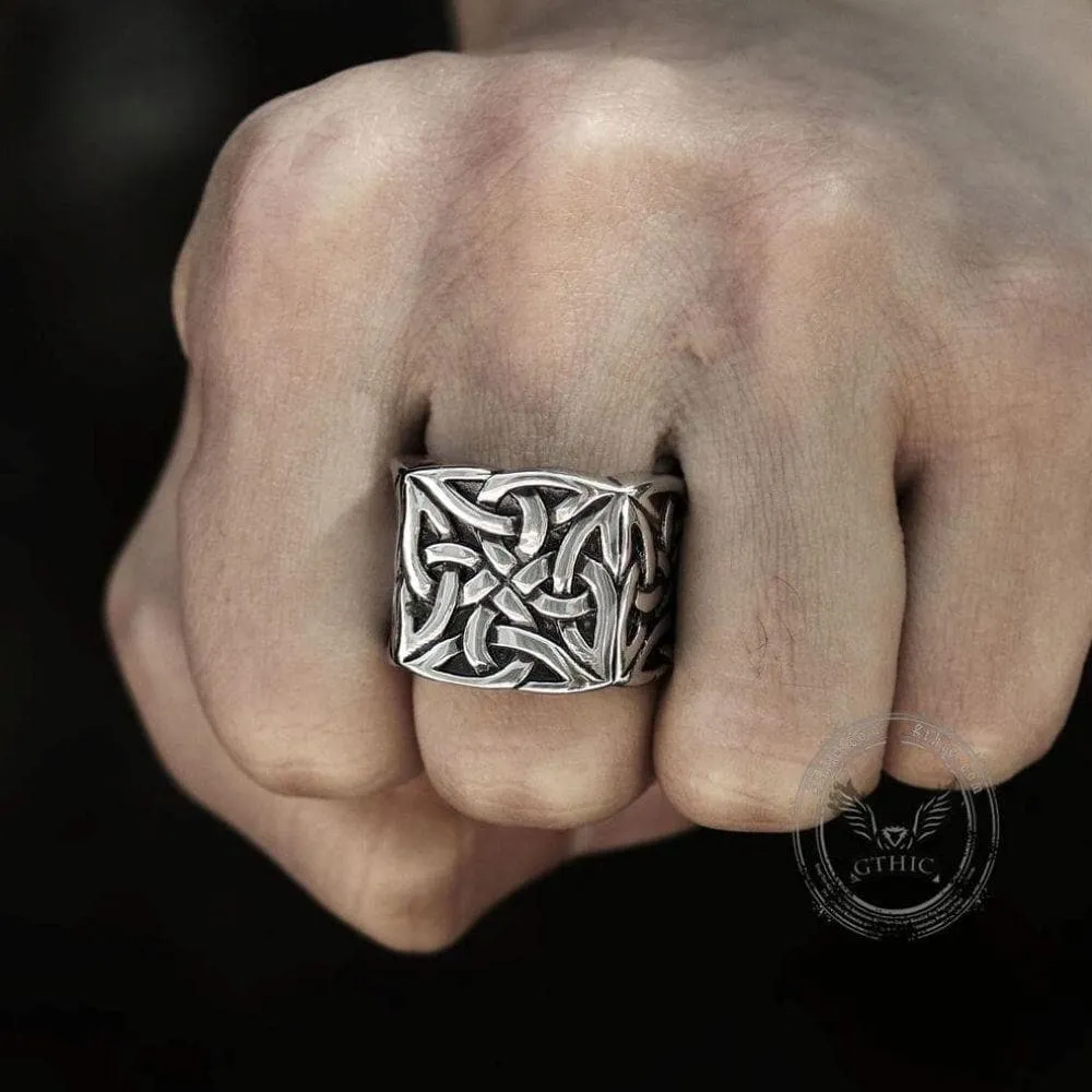 Celtic Knot Stainless Steel Viking Ring sold by GTHIC product image thumbnail 2