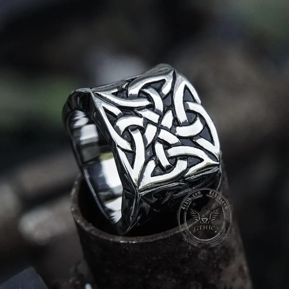 Celtic Knot Stainless Steel Viking Ring sold by GTHIC product image thumbnail 3
