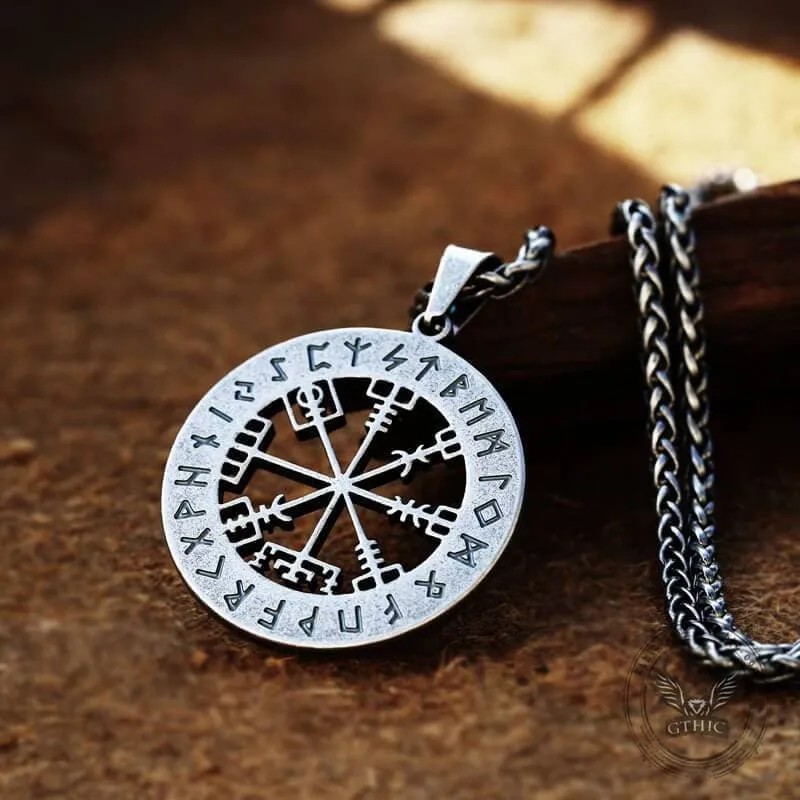Vegvisir Viking Compass Stainless Steel Pendant sold by GTHIC product image thumbnail 2