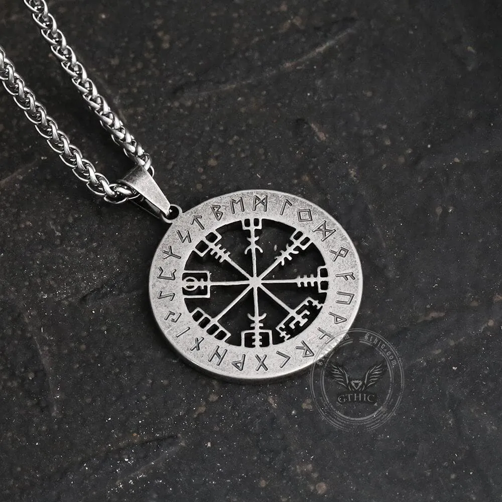 Vegvisir Viking Compass Stainless Steel Pendant sold by GTHIC product image thumbnail 4