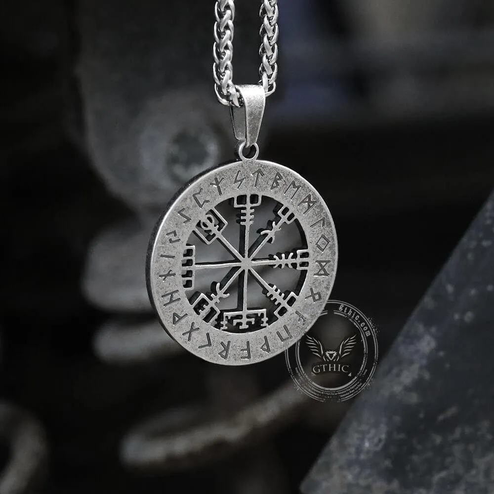 Vegvisir Viking Compass Stainless Steel Pendant sold by GTHIC product image thumbnail 5