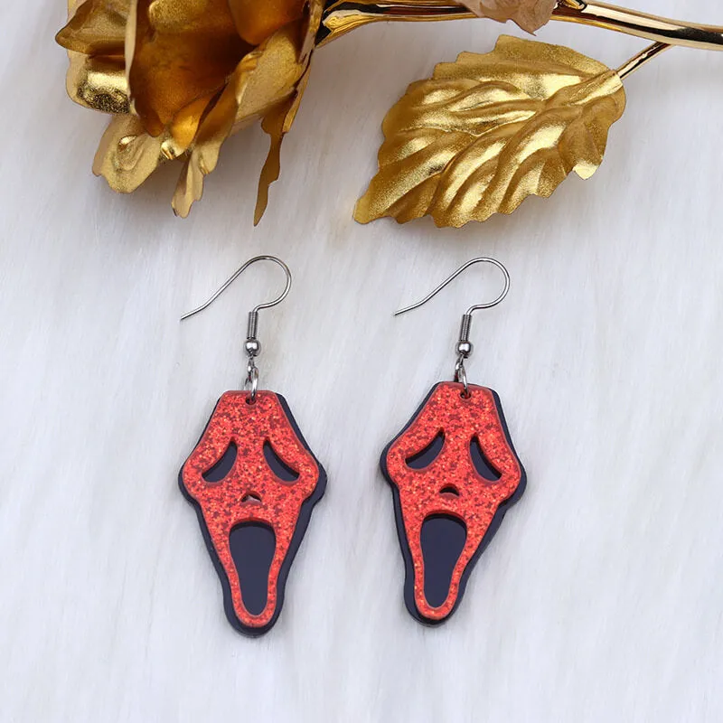 Halloween Grimace Skull Acrylic Earrings sold by GTHIC product image thumbnail 5