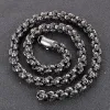 Heavy Skull Link Chain Stainless Steel Necklace sold by GTHIC