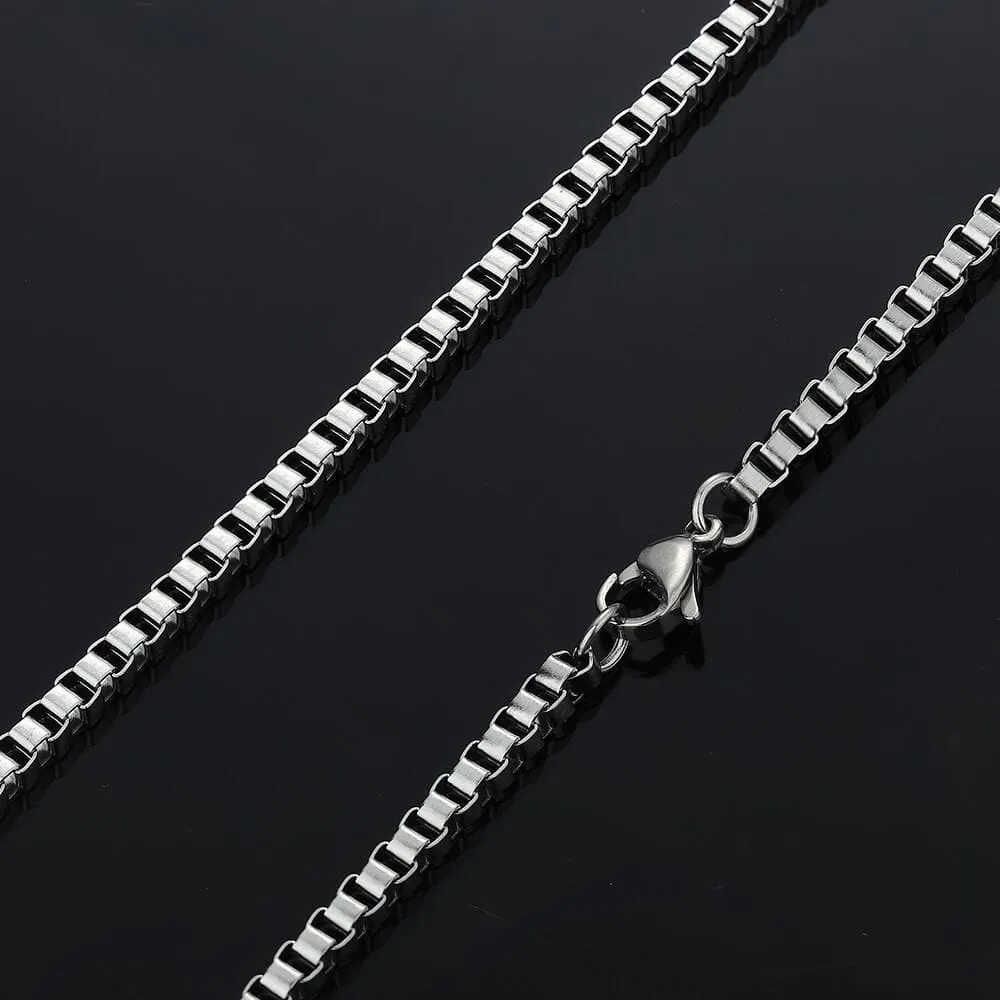 3 mm* 60 cm Box Chain sold by GTHIC
