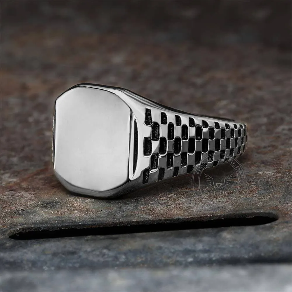 Classic Smooth Stainless Steel Ring sold by GTHIC product image thumbnail 4
