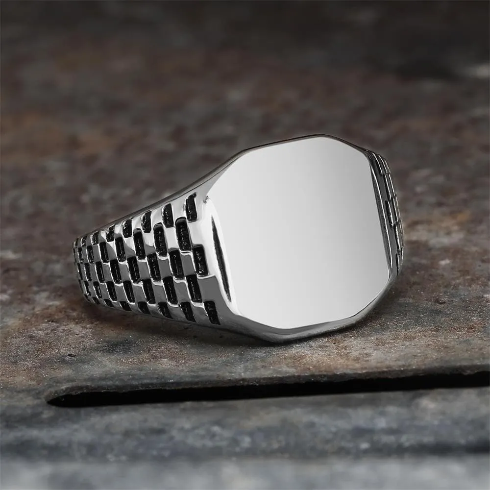 Classic Smooth Stainless Steel Ring sold by GTHIC product image thumbnail 5