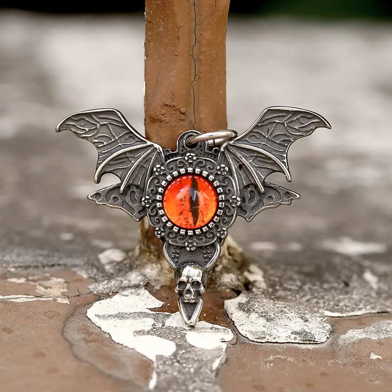 Skull Butterfly Demon Eye Stainless Steel Pendant sold by GTHIC product image thumbnail 5