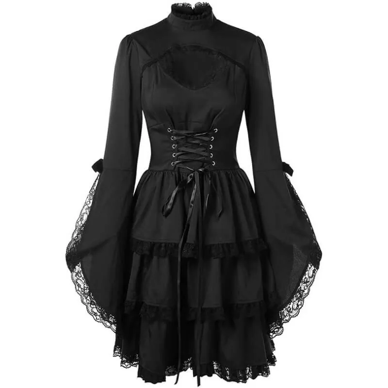 Medieval Aristocracy Lace Up Lolita Dress sold by GTHIC