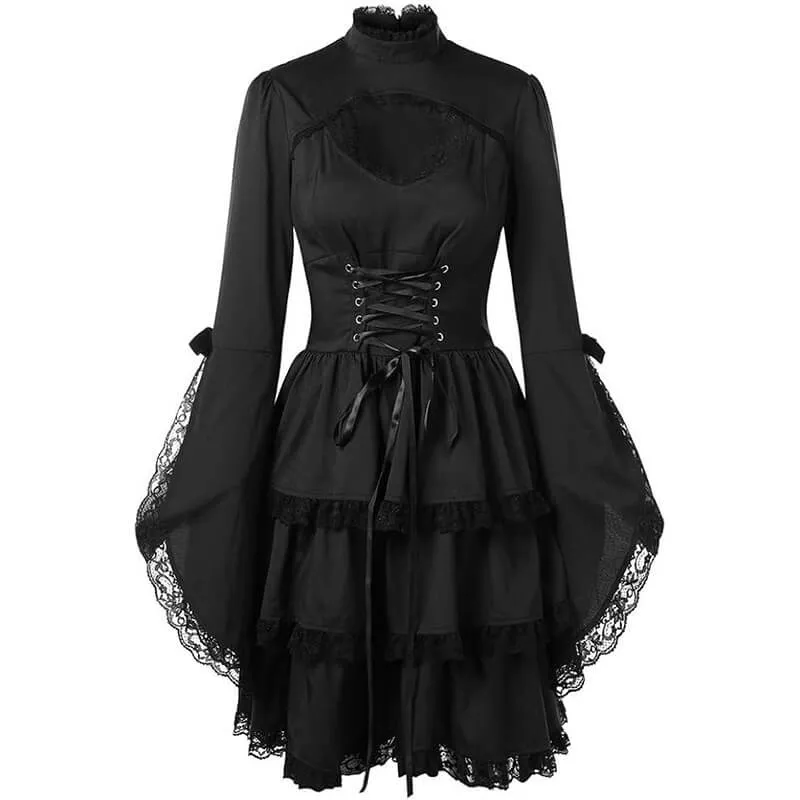 Medieval Aristocracy Lace Up Lolita Dress sold by GTHIC