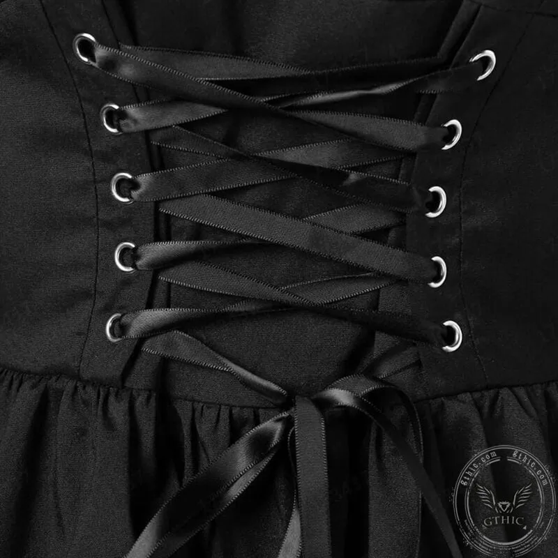 Medieval Aristocracy Lace Up Lolita Dress sold by GTHIC product image thumbnail 4