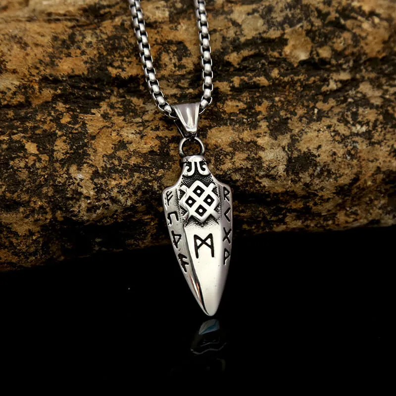 Horns of Odin Stainless Steel Viking Pendant sold by GTHIC product image thumbnail 2