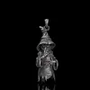 Wicked Wizard Sterling Silver Skull Pendant sold by GTHIC