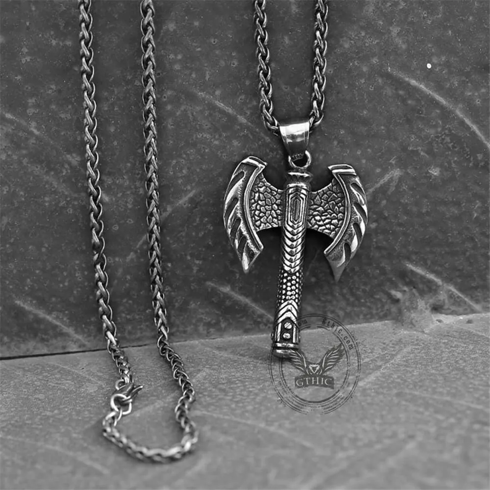 Vintage Viking Axe Stainless Steel Pendant sold by GTHIC product image thumbnail 5