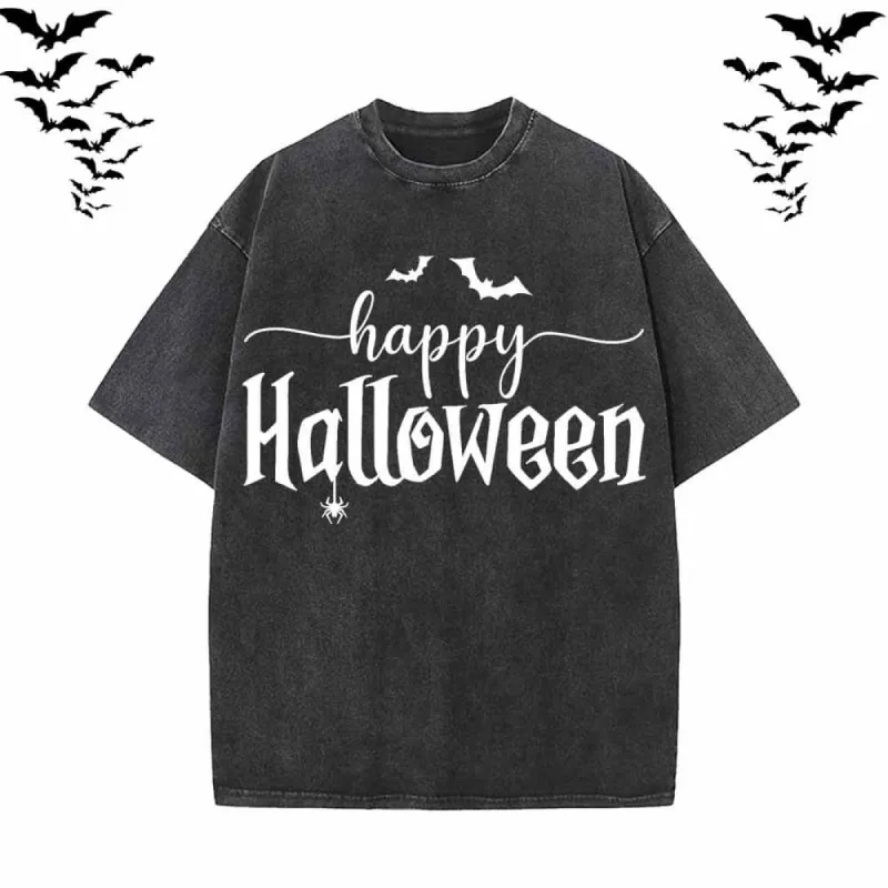 Happy Halloween Vintage Washed T-shirt sold by GTHIC