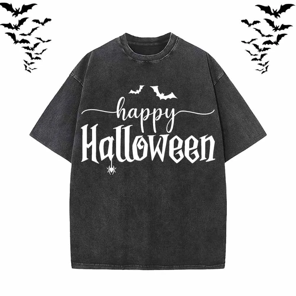 Happy Halloween Vintage Washed T-shirt sold by GTHIC