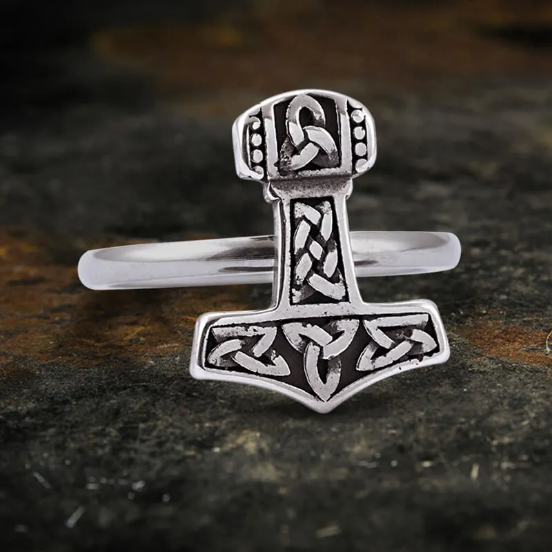 Norse Symbols Stainless Steel Viking Ring sold by GTHIC