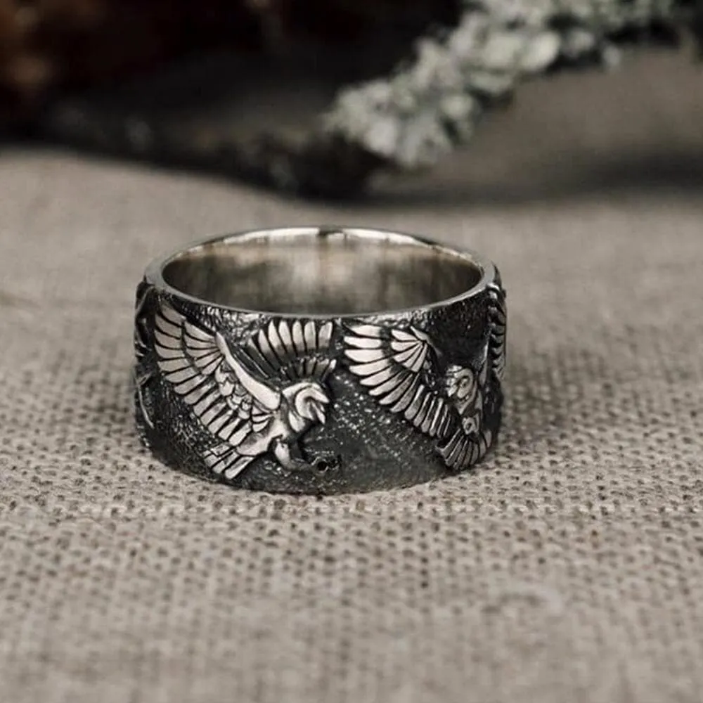 Retro Eagles Branch Brass Ring sold by GTHIC