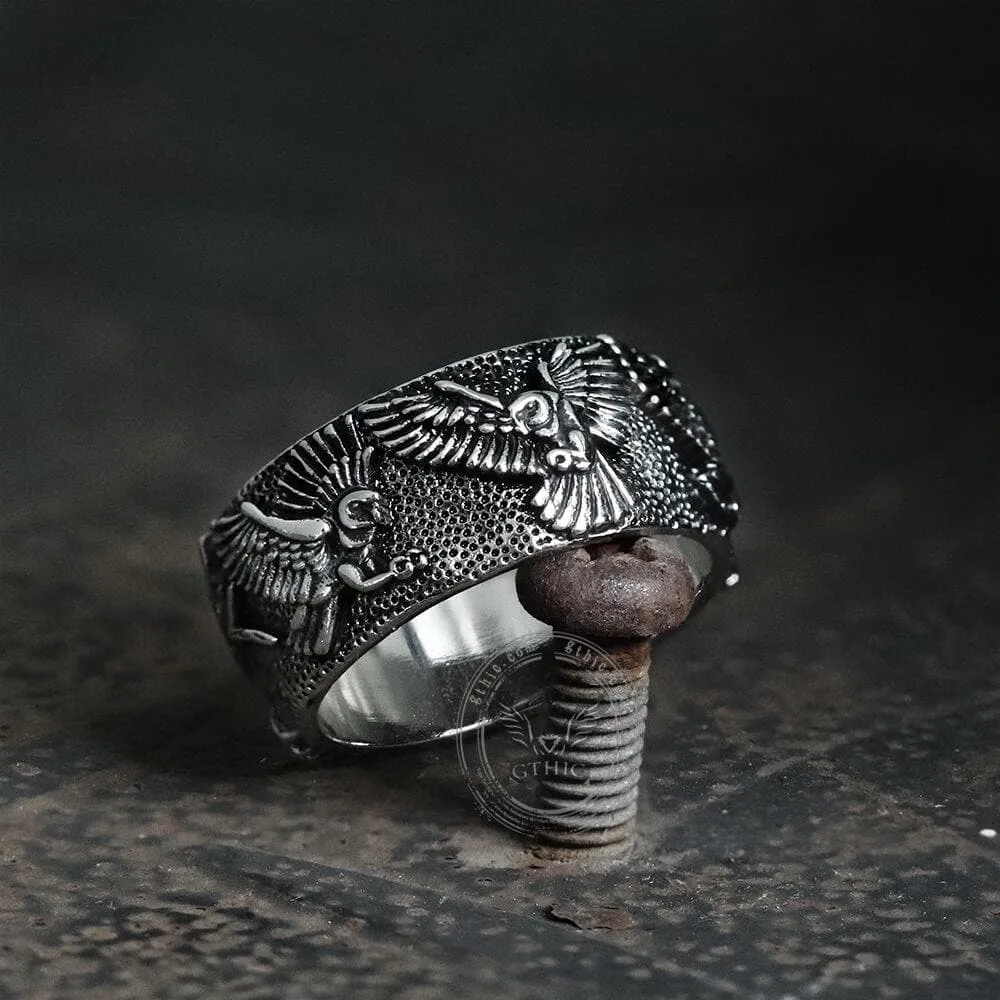 Retro Eagles Branch Brass Ring sold by GTHIC product image thumbnail 5