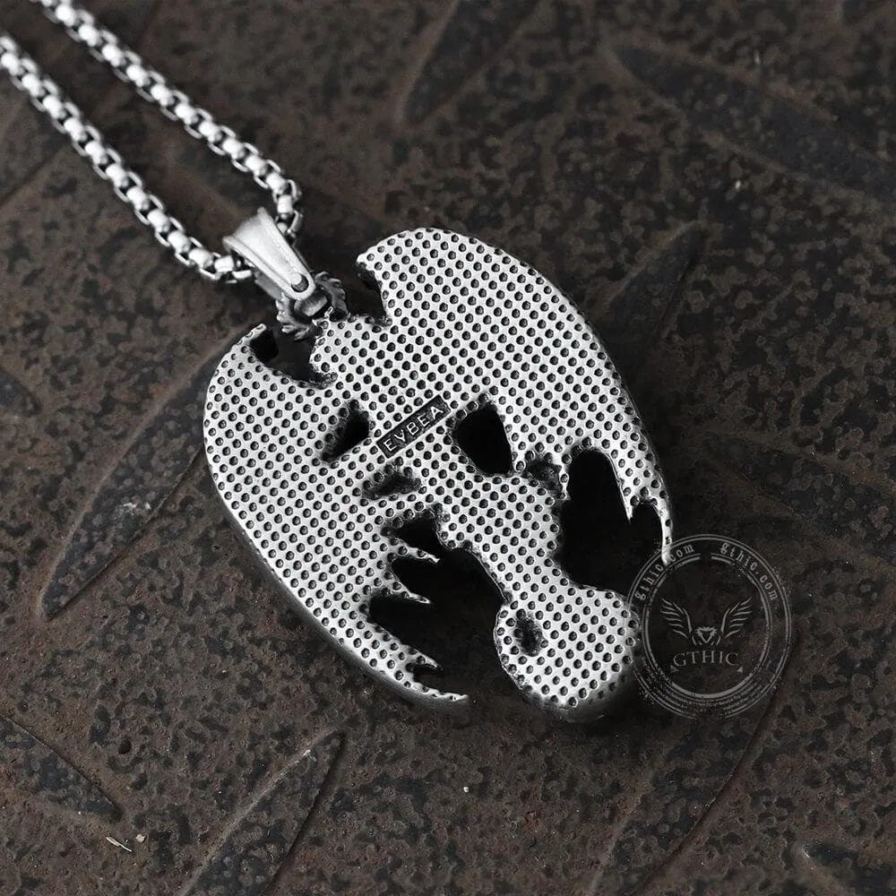 Dragon Pure Tin Celtic Cross Necklace sold by GTHIC product image thumbnail 4