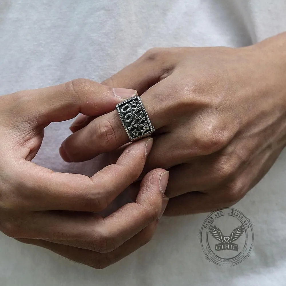 Fuck You Stainless Steel Ring sold by GTHIC product image thumbnail 2