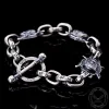 Pirate Skull Sterling Silver Bracelet sold by GTHIC