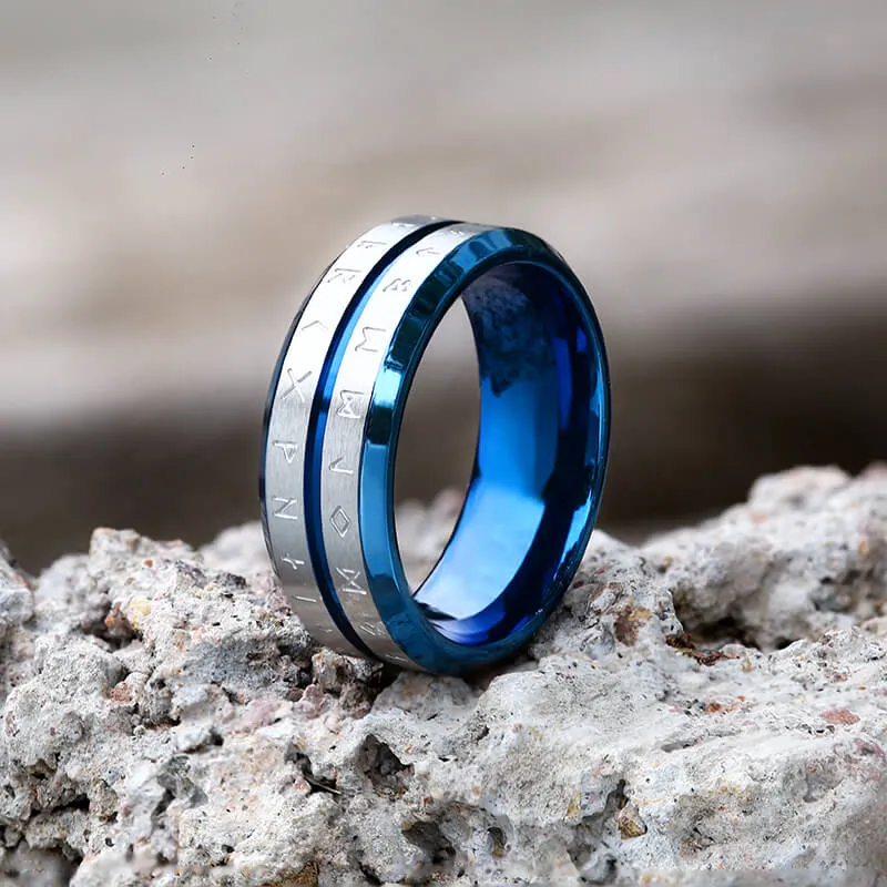Norse Runes Stainless Steel Viking Ring sold by GTHIC