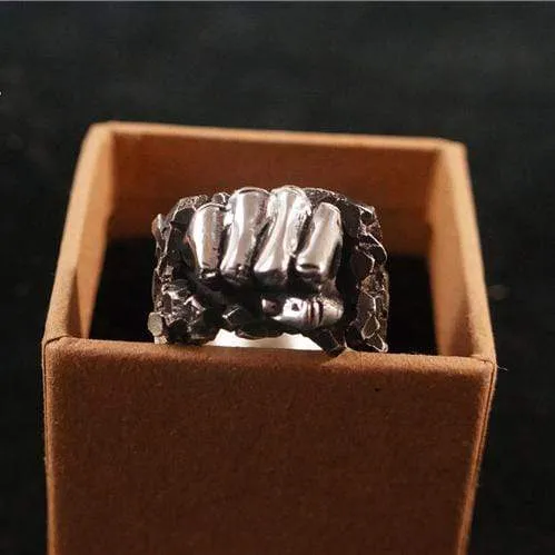 Fist Of Power Brass Ring sold by GTHIC