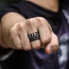 Gothic Crown Stainless Steel Punk Ring sold by GTHIC