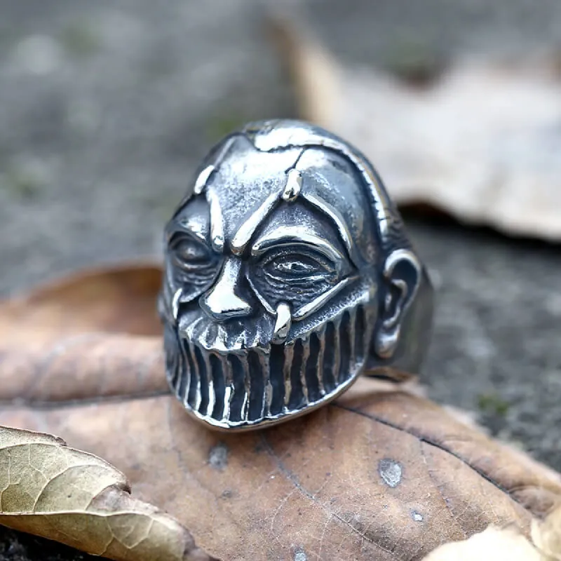 Rampage Mutant Stainless Steel Skull Ring made by GTHIC