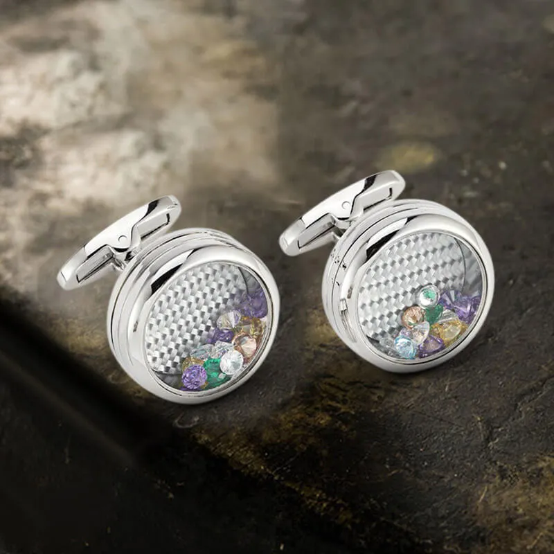 Gentleman Zircon Brass Cufflinks sold by GTHIC product image thumbnail 2