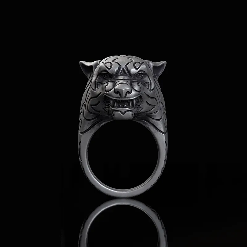 Fierce Panther Sterling Silver Animal Ring sold by GTHIC product image thumbnail 2