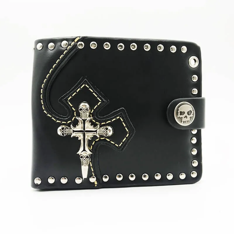 Gothic Skull Sword PU Leather Wallet sold by GTHIC product image thumbnail 3