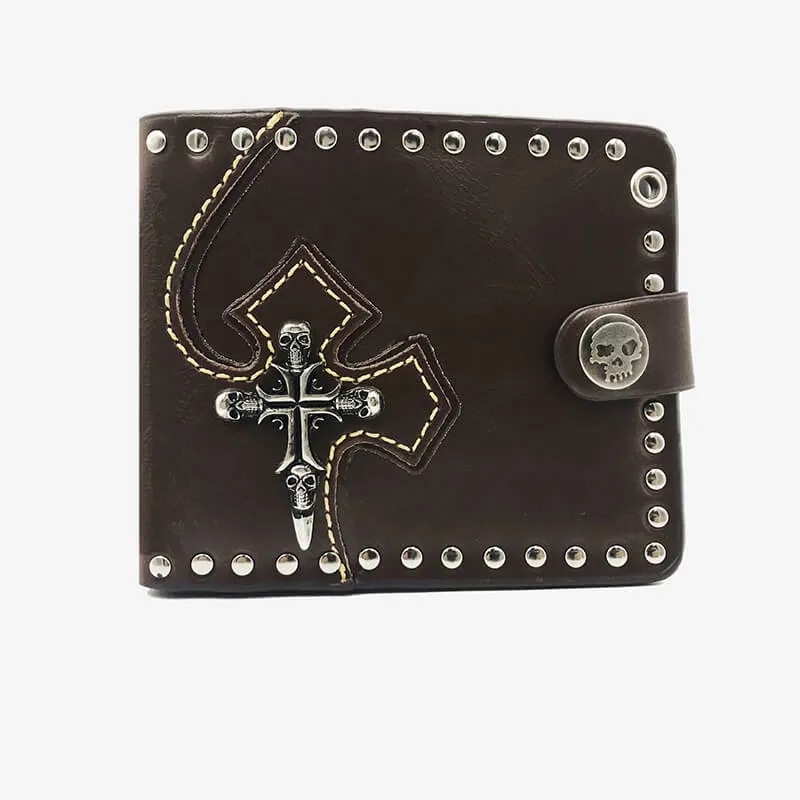 Gothic Skull Sword PU Leather Wallet sold by GTHIC product image thumbnail 4