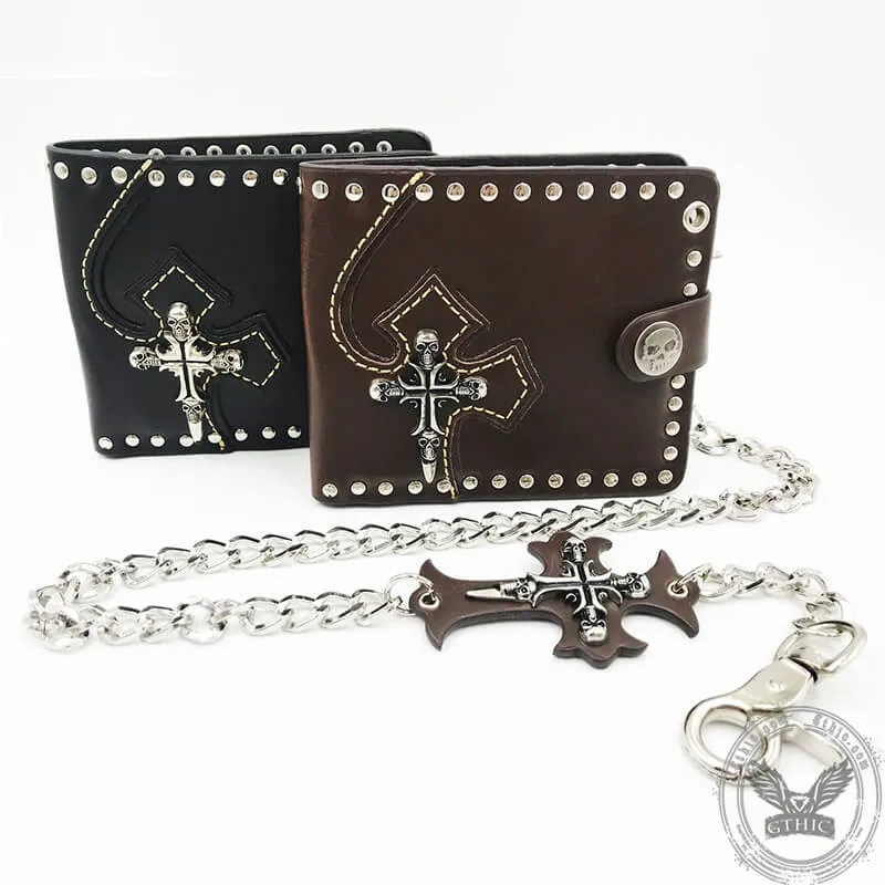 Gothic Skull Sword PU Leather Wallet sold by GTHIC product image thumbnail 2