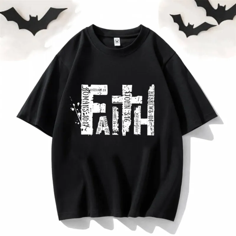 God Faith Round Neck Short Sleeve T-shirt sold by GTHIC