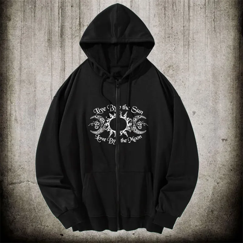 Triple Moon Goddess Witch Hoodie Coat sold by GTHIC