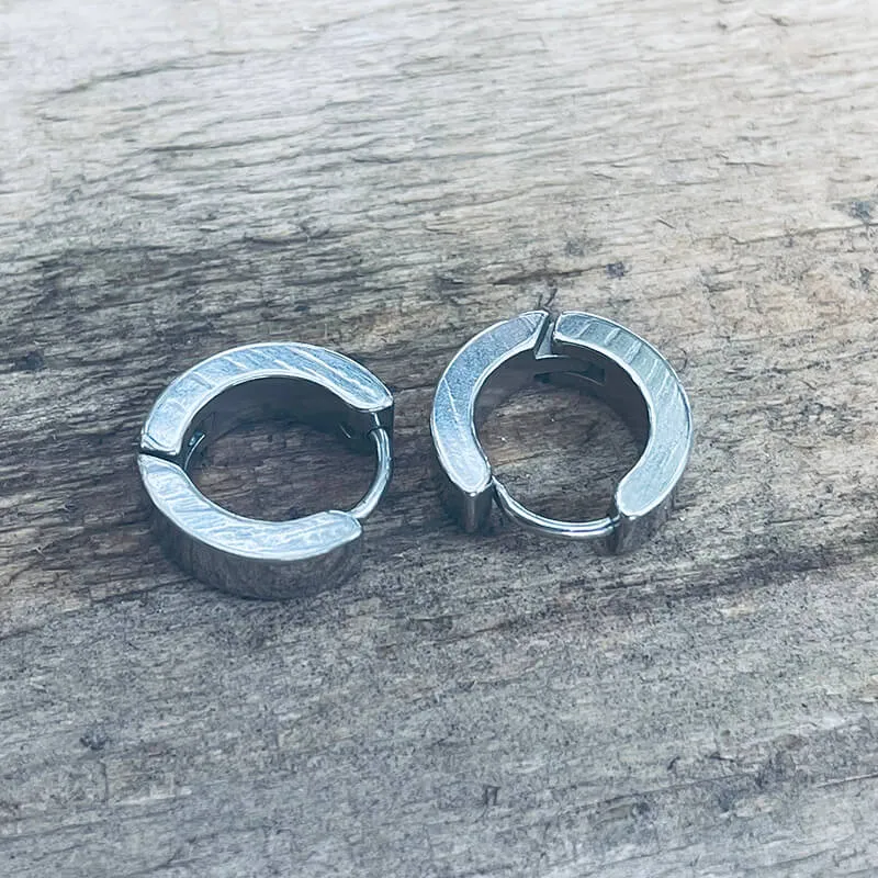 Geometric Stainless Steel Hoop Earrings sold by GTHIC product image thumbnail 5