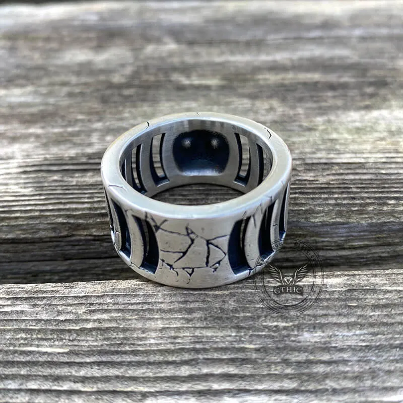 Out Of The Cage Sterling Silver Skull Ring sold by GTHIC product image thumbnail 5