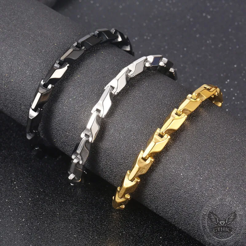 Mechanical Dragon Bone Chain Stainless Steel Bracelet sold by GTHIC