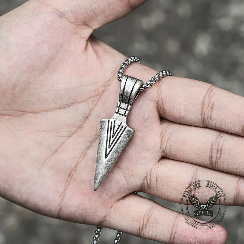 Vintage Arrowhead Stainless Steel Pendant sold by GTHIC product image thumbnail 3