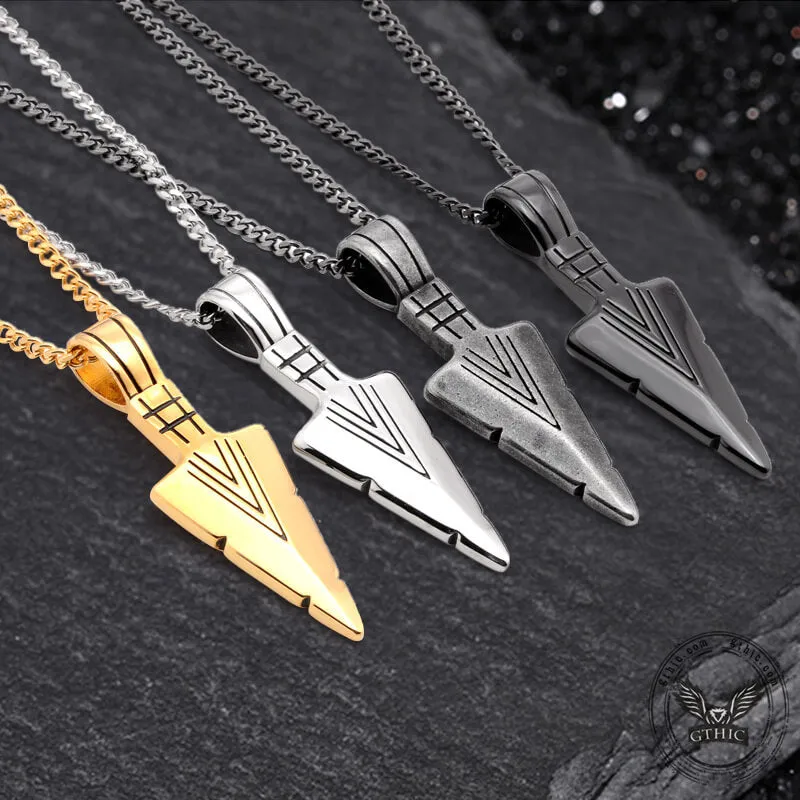 Vintage Arrowhead Stainless Steel Pendant sold by GTHIC product image thumbnail 2