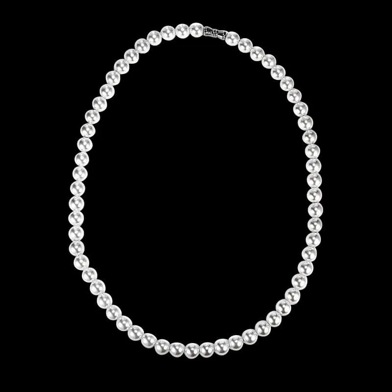 GTHIC Minimalist Hip Hop Pearl Necklace sold by GTHIC product image thumbnail 2