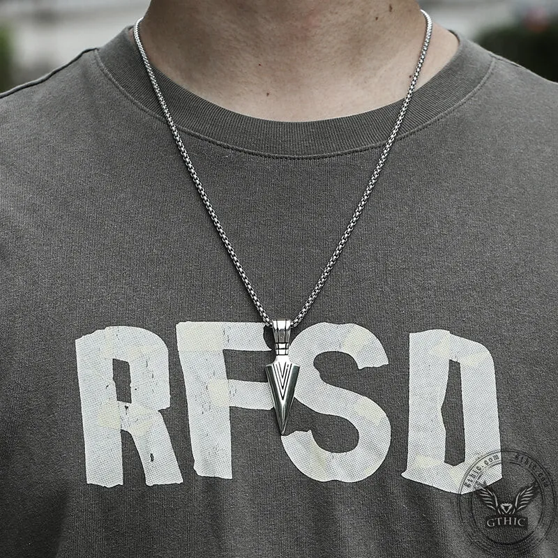 Vintage Arrowhead Stainless Steel Pendant sold by GTHIC product image thumbnail 4