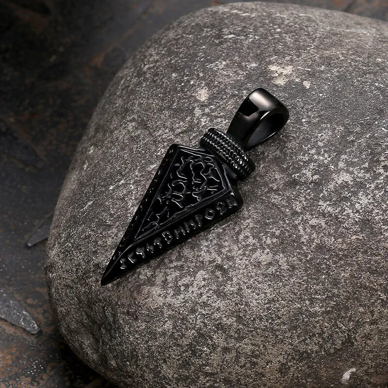 Viking Spear Head Stainless Steel Pendant sold by GTHIC product image thumbnail 4