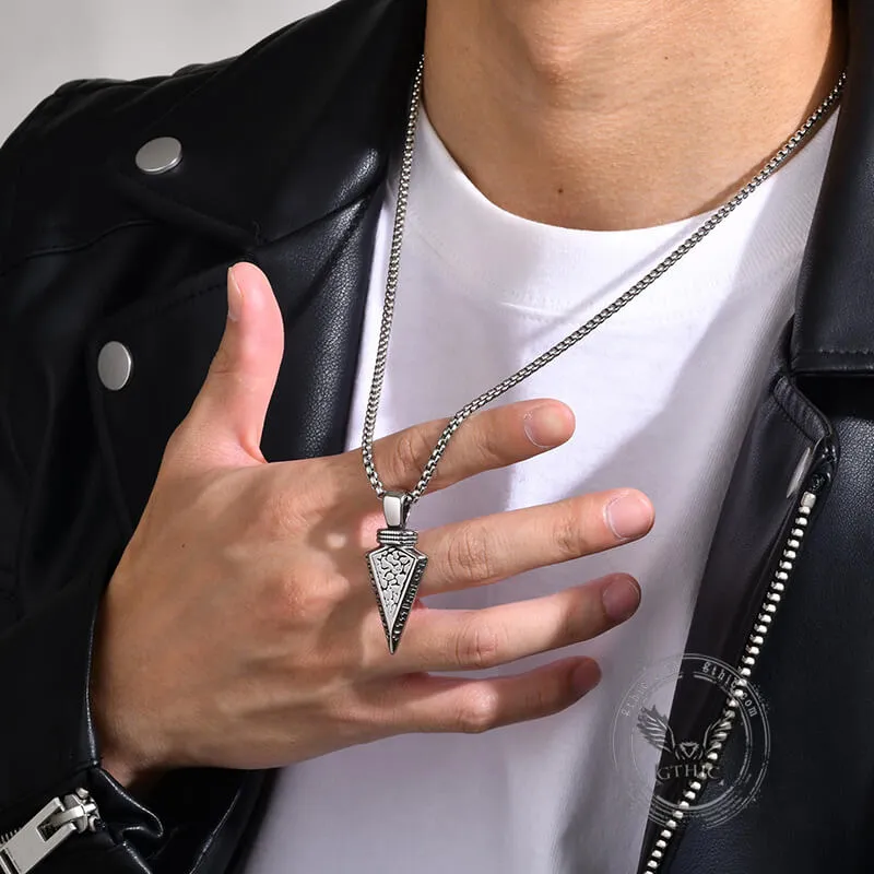 Viking Spear Head Stainless Steel Pendant sold by GTHIC product image thumbnail 2