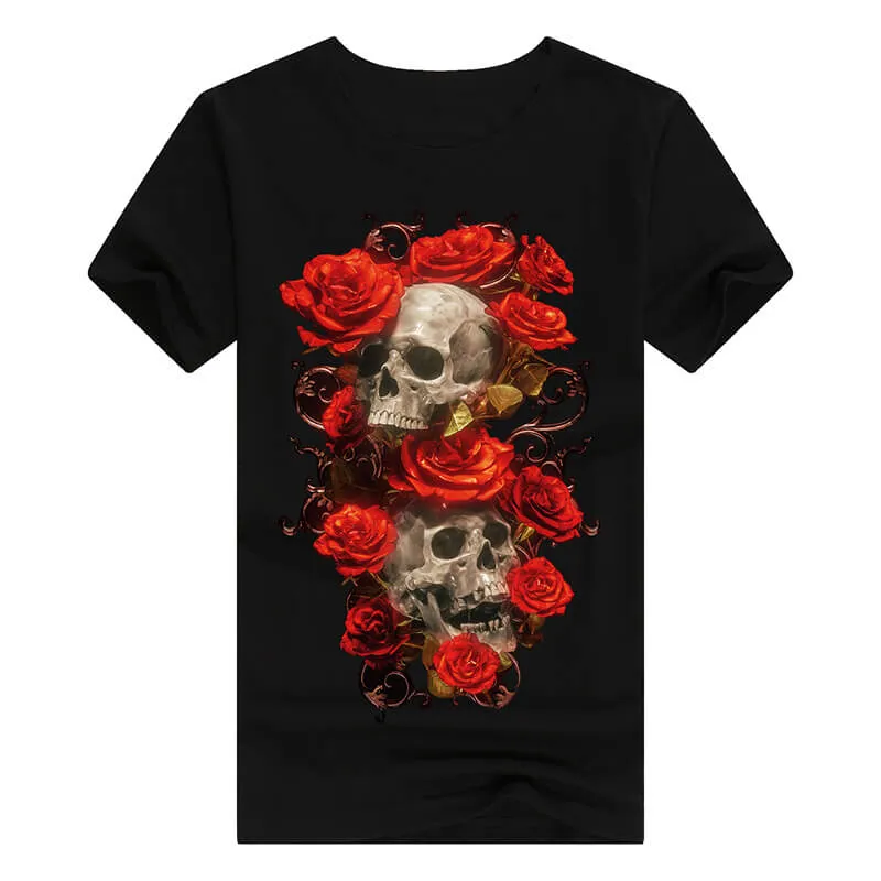 Passionate Life Cotton Skull T-shirt sold by GTHIC