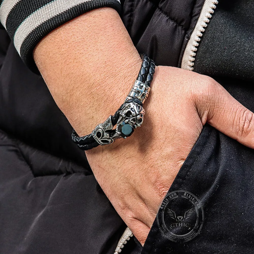 Gothic Skull Stainless Steel Bracelet sold by GTHIC product image thumbnail 2