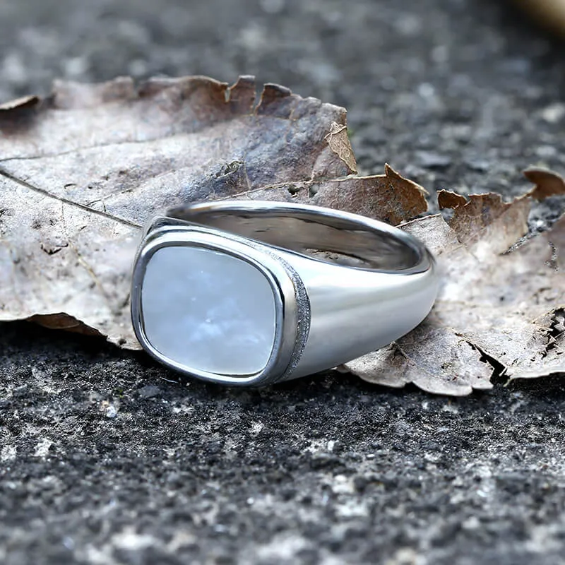 Square Shell Stainless Steel Minimalism Ring sold by GTHIC product image thumbnail 2